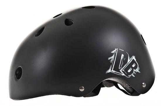 black bmx helmet