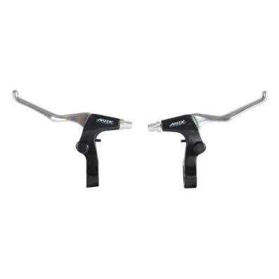 Alloy MTB Black/Silver Artek Brake Levers PRB80 - Image 1