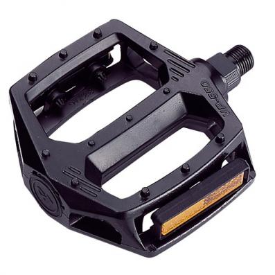 BMX 9/16" Platform Alloy Boron Black Pedal - Image 1