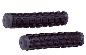 Handlebar Grips Dual Density Kraton & Gel - PRG184BLK - Image 1