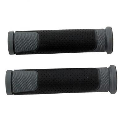 Handlebar Grips Velo MTB 125mm Blk/Gry - PRG298BLK - Image 1