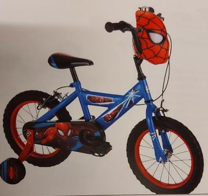 14" Marvel Spider-Man Childrens Bike 2023 - Image 1