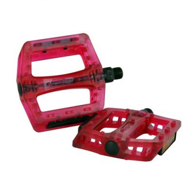 BMX 9/16" Transparent Red Pedals - Image 1