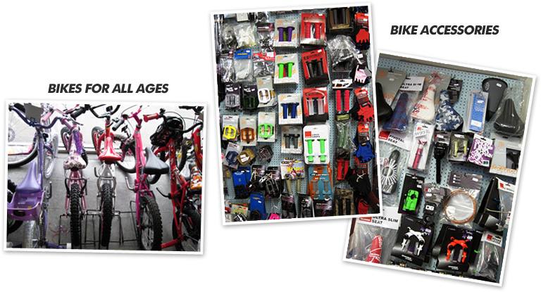 Bikes and bike accessories
